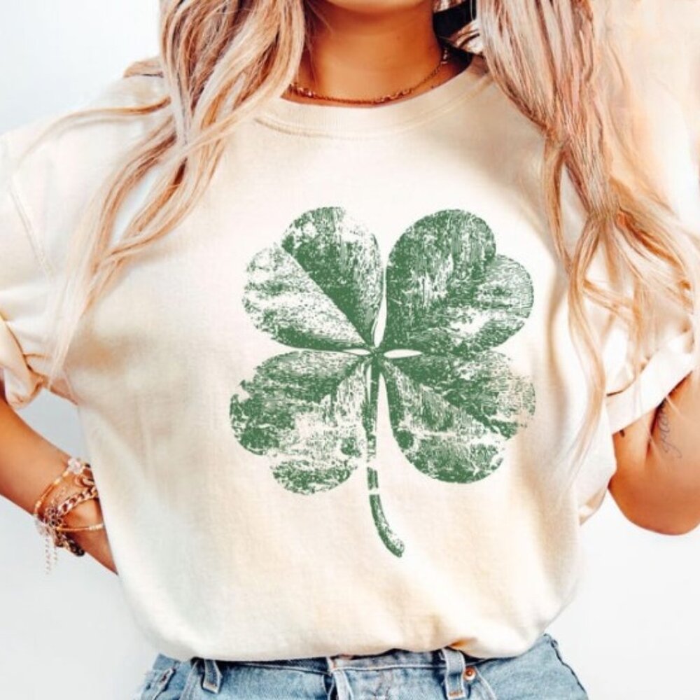 Retro Shamrock T-Shirt, St Patrick's Day Shirt